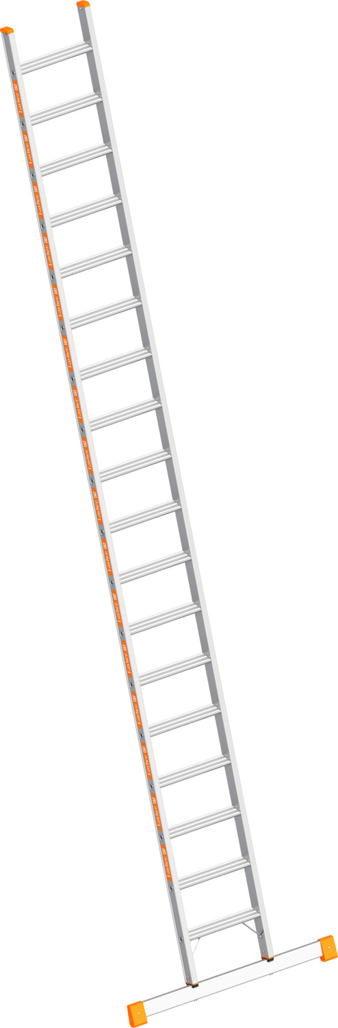 Layher Stufenanlegeleiter TOPIC 1042 18 Stufen mit Traverse