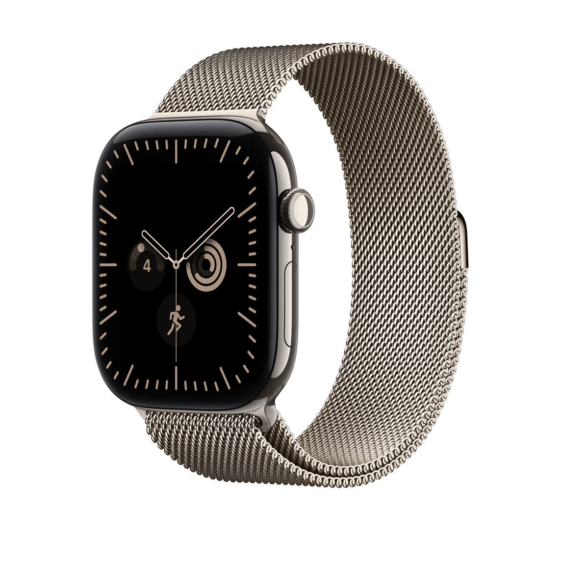 Apple Milanaise Armband, Natur, 40mm, One Size