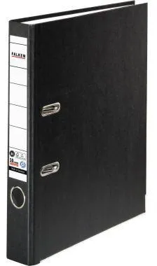 Falken Ordner Recycolor 11285285 DIN A4 50mm Papier schwarz