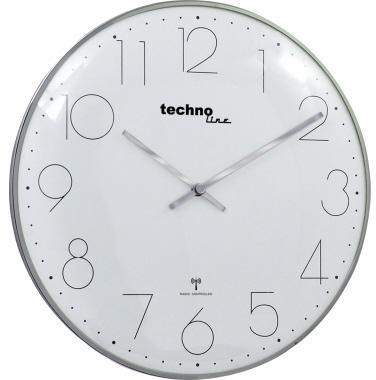 technoline Wanduhr WT 8240 chrom analog
