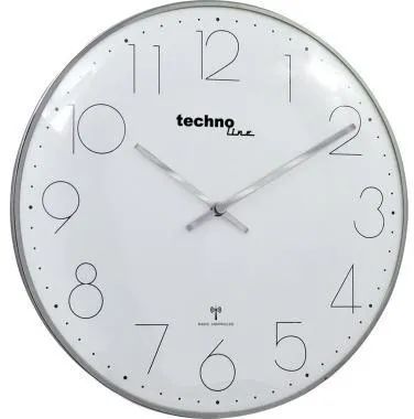 technoline Wanduhr WT 8240 chrom analog