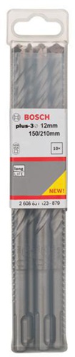Bosch Hammerbohrer Arbeits-L.150mm D.12mm L.210mm SDS plus-3 10 St