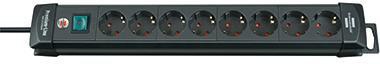 brennenstuhl Steckdosenleiste Premium-Line 1951180100 8fach sw