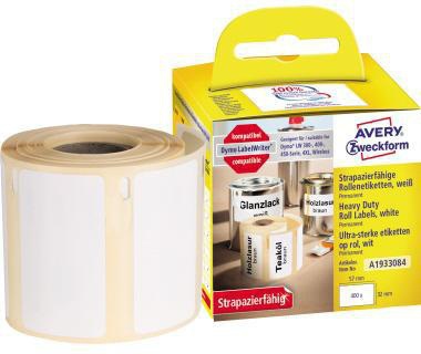 Avery Zweckform Etikett A1933084 32x57mm weiß 400 St./Pack.