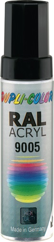 Lackstift tiefschwarz glänzend RAL 9005 12 ml Stift DUPLI-COLOR