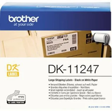 Brother Etikett DK11247 103x164mm weiß 180 St./Pack.