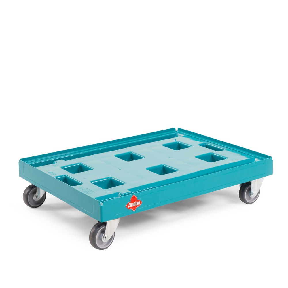 Ameise® Transportroller Dolly A-TR1, für Euro-Stapelbehälter BxT 600 x 800 mm