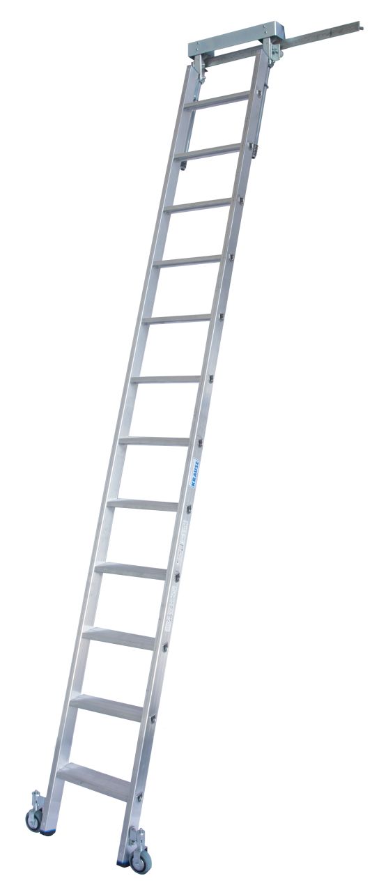 Krause STABILO Stufen-RegalLeiter T-Schienenanlage 1x12 Stufen