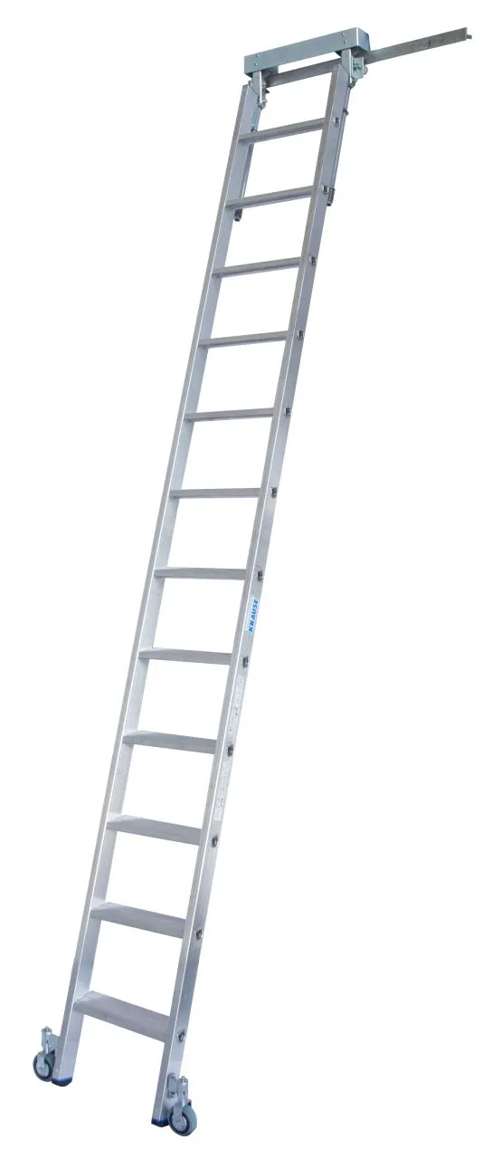 Krause STABILO Stufen-RegalLeiter T-Schienenanlage 1x12 Stufen