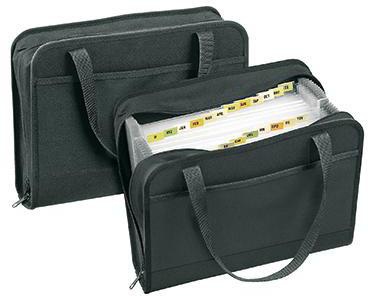 Veloflex Fächertasche Office 4446880 DIN A4 24 Fächer Textil sw