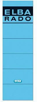 ELBA Ordneretikett 100420952 breit/kurz sk blau 10 St./Pack.