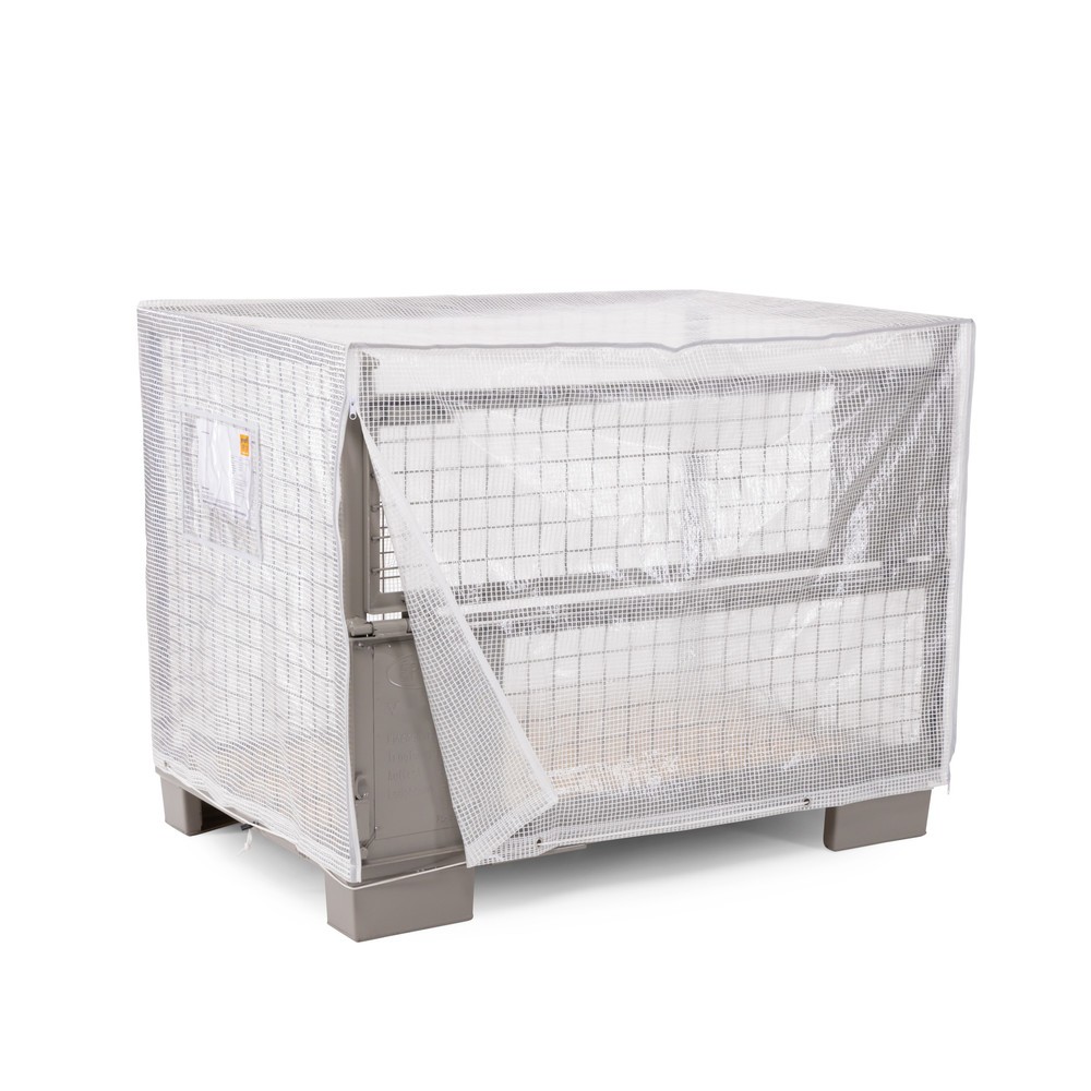 HEMMDAL Gitterbox-Abdeckhaube Mesh, HxBxT 950 x 1.250 x 850 mm, 160 g/m²