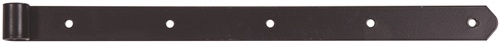 Ladenband L.500mm STA schwarz kunststoffbeschich.gerundet GAH