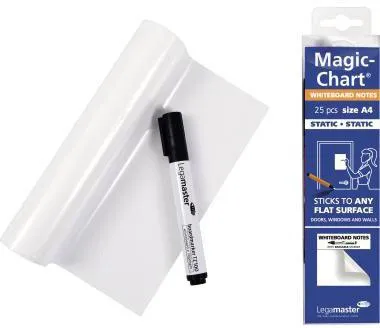 Legamaster Whiteboardfolie Magic 7-159100-A4 blanko 25 St./Pack.