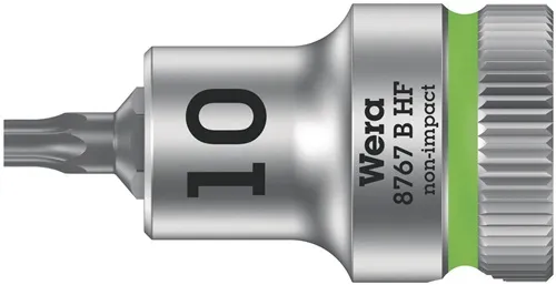 Schraubendrehereinsatz 8767 B HF Torx 3/8 Zoll TORX® TX 10 L.35mm WERA