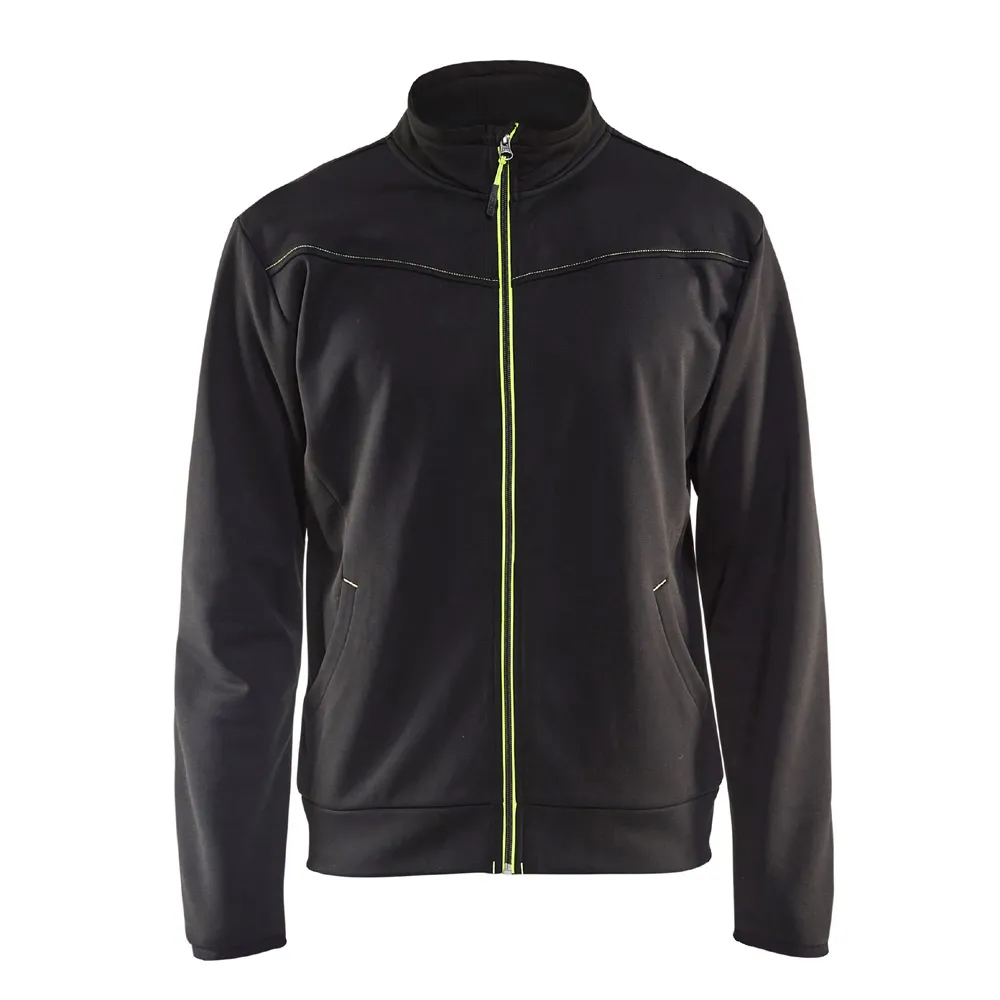 BLAKLÄDER Sweatjacke schwarz/gelb (33622526)