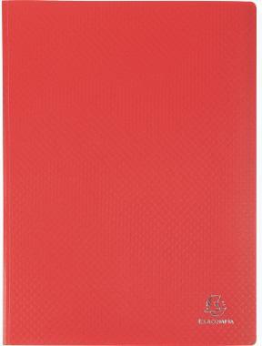 Exacompta Sichtmappe 8825E A4 PP 20Hüllen rot