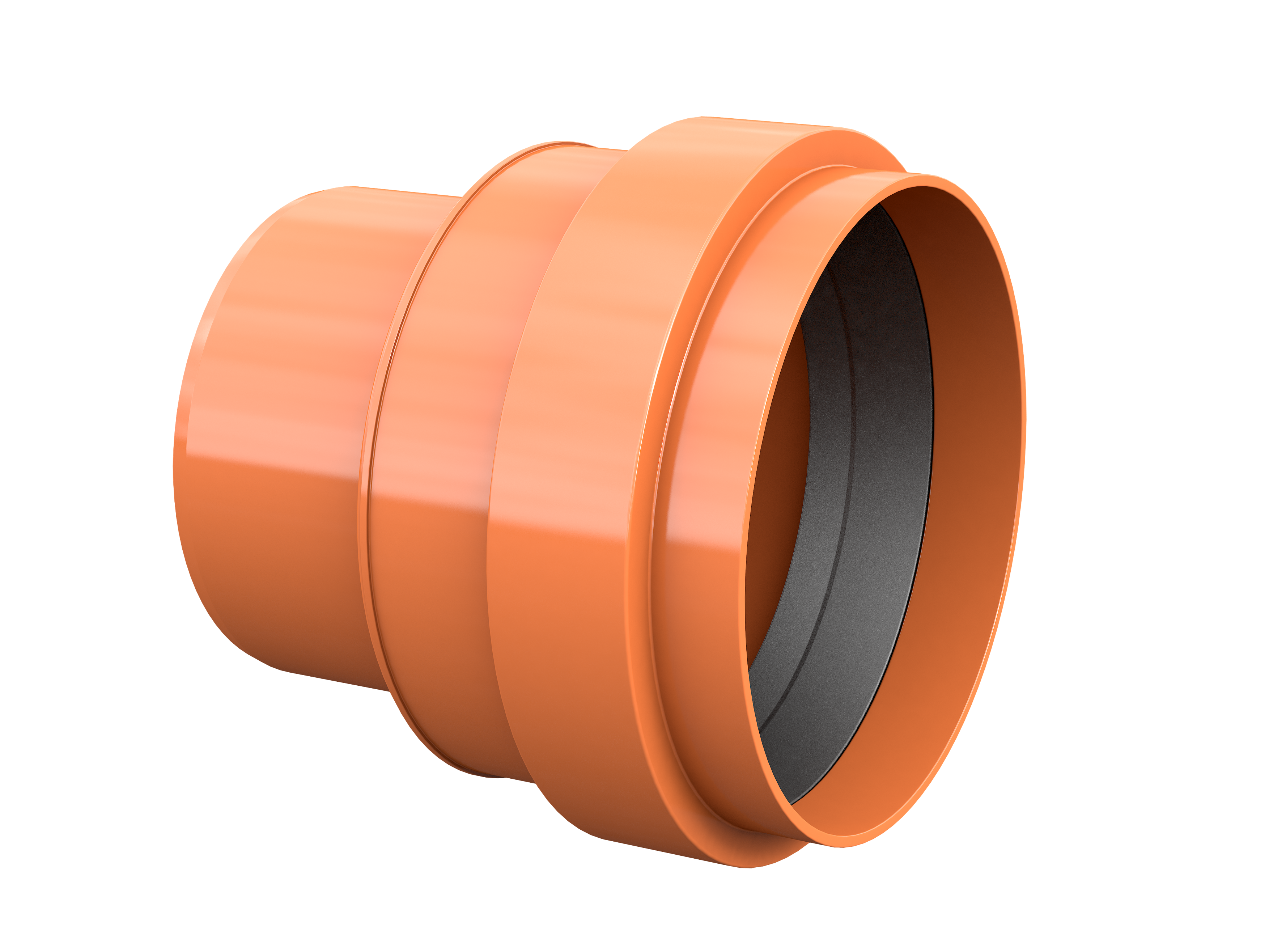 Funke KGUS-Anschlußstück    -    DN/OD 125, inkl. Profilring