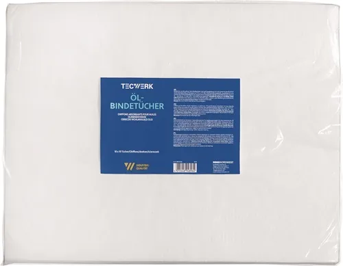 TECWERK Ölbindetücher L.40cm B.50cm S.1cm 10x10 Tü.Krt.