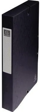 Exacompta Heftbox Exabox 50401E DIN A4 40mm Karton schwarz