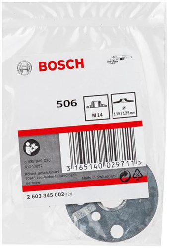 Bosch Rundmutter D.115/125mm m.Flanschgew. M14 f.Stützteller f.Winkelschleifer