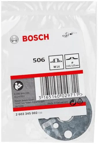 Bosch Rundmutter D.115/125mm m.Flanschgew. M14 f.Stützteller f.Winkelschleifer