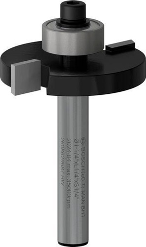Bosch Nutfräser PRO D.31,8mm Arbeits-L.6,4mm B.9,6mm Schaft 6,35mm 