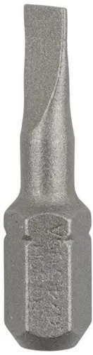 Bosch Schrauberbit Extra-Hart ISO1173 C6.3 S0,6x4,5mm L.25mm 1/4Zoll-Außen6kt 25erPack
