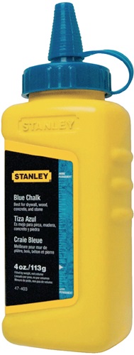 Schlagschnurkreide 115g blau Ku.-Flasche STANLEY
