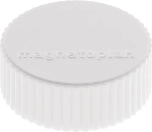 Magnet Super D.34mm weiß MAGNETOPLAN