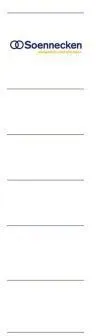 Soennecken Ordneretikett 3351 schmal/kurz sk weiß 10 St./Pack.