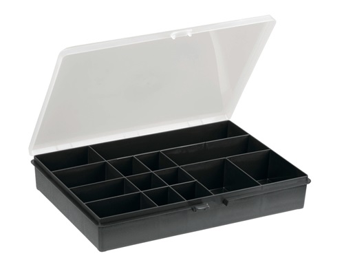 Sortierkasten B.332xT.254xH.55mm 14feste Fächer Box 14