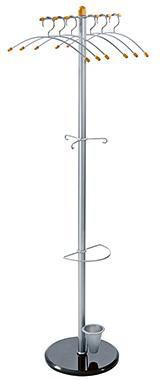 ALCO Garderobenständer 2805 silber +6Kleiderbügel