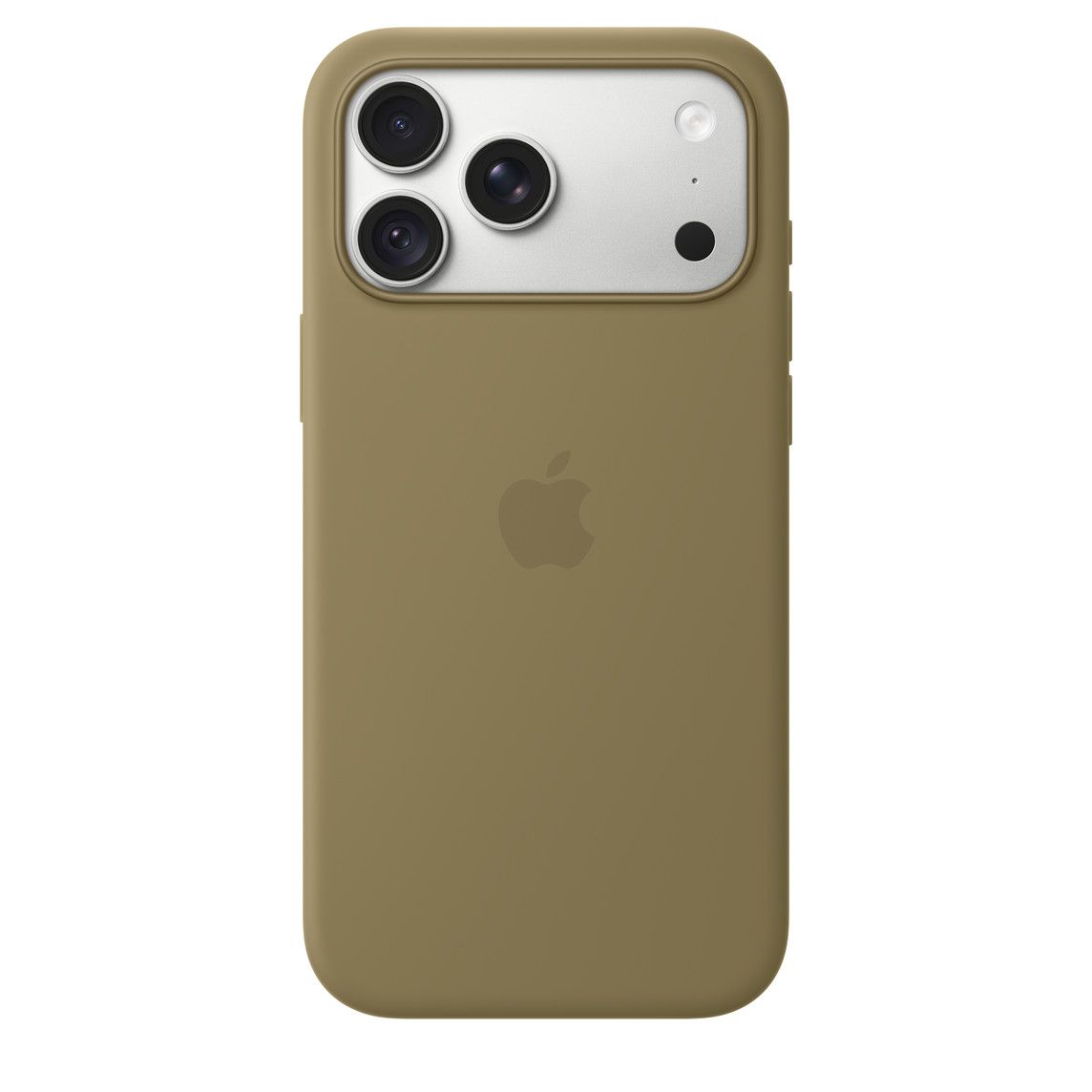 Apple iPhone 18 Pro Max Silikon Case mit MagSafe, Oliv