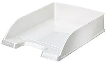 Leitz Briefablage WOW Plus 52263001 DIN A4 stapelbar PS perlweiß