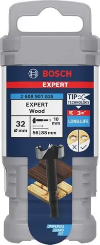 Bosch Forstnerbohrer EXPERT Wood D.32mm Schaft 10mm