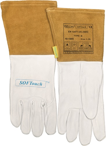 Schweißerhandschuhe EN 388, EN 12477, EN 1149-2 5 Paar WELDAS