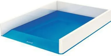 Leitz Briefkorb WOW 53611036 DIN A4 PS weiß/blau