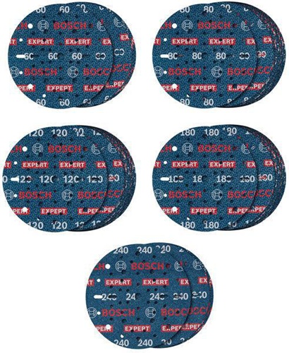 Bosch Folienschleifscheiben-Set EXPERT O780 55tlg. D.150mm Körnung 60/80/120/180/240