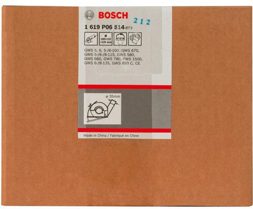 Bosch Führungsschlitten D.100/115/125mm m.Absaugstutzen D.35mm werkzeuglos