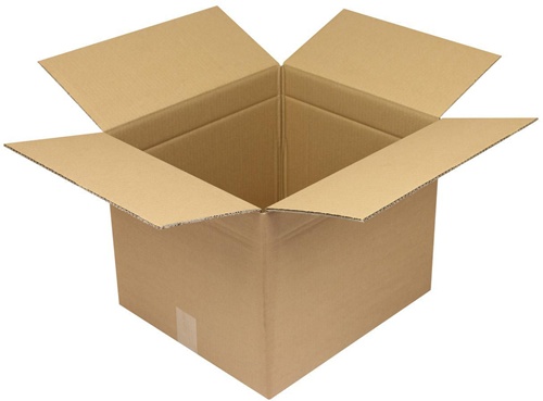 Faltkarton 2-wellig Maße 420x370x323mm Qualität 2.30BC braun TRANSPAK