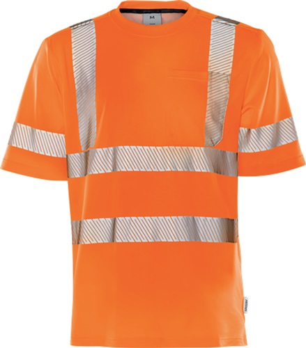 FRISTADS Warnschutz-T-Shirt High Vis 7407 THV Gr.S warnschutz-orange