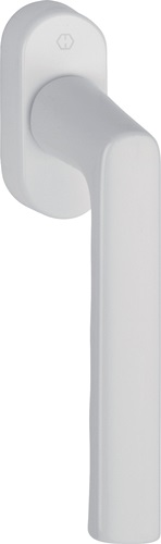 Fenstergriff Hamburg 0700L/U26 Alu.F9016 verkehrsweiß 32-42mm Stand.HOPPE