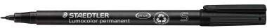 STAEDTLER Folienstift Lumocolor 313-9 0,4mm permanent schwarz