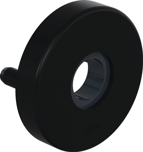 Drückerrosette 305.21PBR D.21mm,Ed.matt,tiefschwz,KN+LN,TS38,1