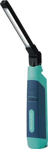 TECWERK LED-Akkuhandleuchte 3,7V 2500 mAh Li-ion 5 W 500/170 lm Ladezeit 3 h 