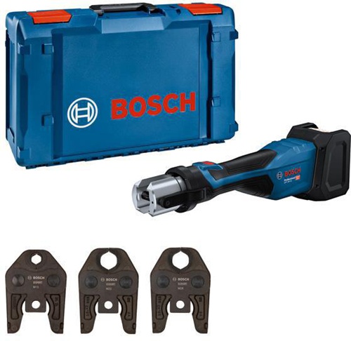 Bosch Akku-Presswerkzeug GPT 18V-32 Sp.18V o.Akku/m.Pressbacken-Kit M XL-BOXX