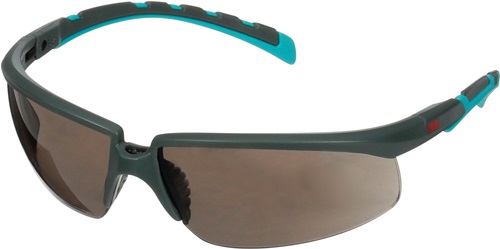 Schutzbrille S2002SGAF-BGR-EU EN 166 EN 170EN 172 Bügel grau/türkis,Scheibe grau