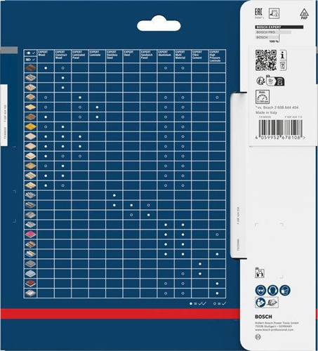 Bosch Kreissägeblatt EXPERT for Wood D.168mm Bohrung 20mm Zahnform WZ Zahnform WZ 