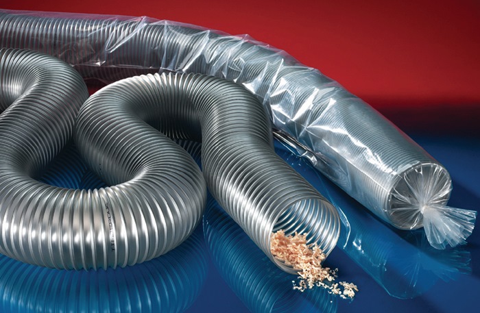 Gebläseschl.TIMBERDUC® PUR 531 AS ID 80mm AD 88,00mm 4mm L.5m Rl.